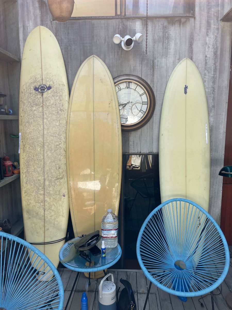 New - old stock Liddle surfboard. Hansen and Mabile