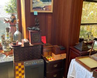 Chiese cabinets Koran Medicine chest , Santo studio pottery