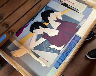 Drawer full of signed and numbered Patrick Nagels (Not reduced) 