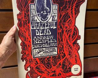 Grateful Dead original
Poster, the old cheese factory 