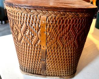 Vintage wicker basket 