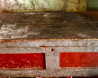 Antique tool chest