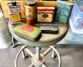 Antique tins
