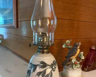 Ceramic oil lamp