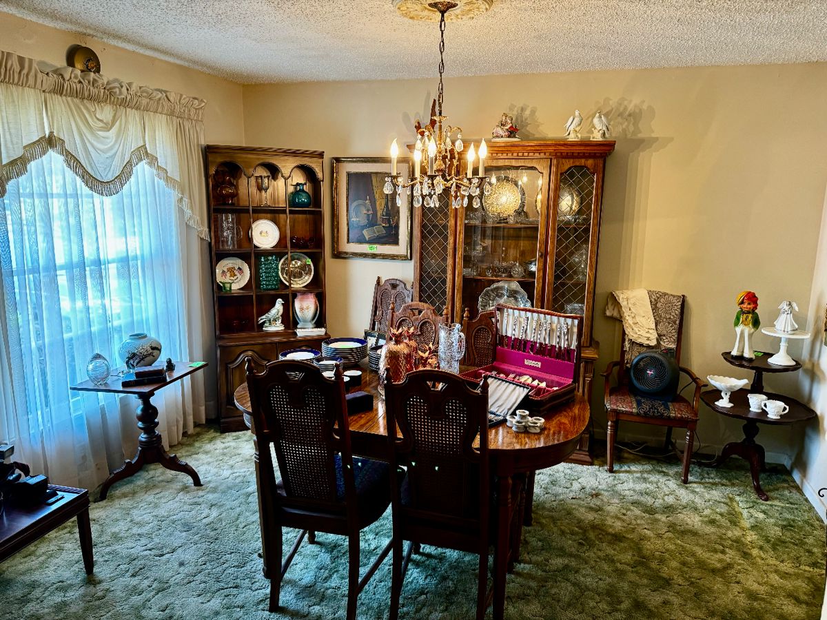 Beautiful dining table and China cabinet