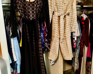 Lots of vintage clothing 