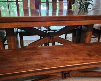 Base work on the kitchen table