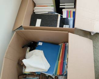 office notebooks, paper, supplies, great for back to school