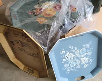 tole painted trays