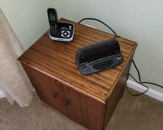 mahogany side cabinet