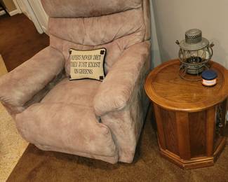 lazy boy tan, to match sofa