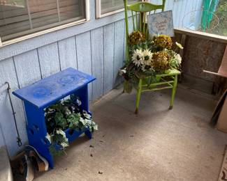 Small Plant Stand, Chairs