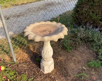 Concrete Bird Bath