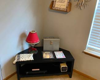 Small Entertainment Center, Farmall Lamp