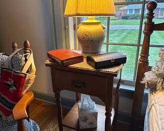 Small Night Stand/Side Table, Vintage Jewelry Boxes 