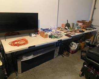 Collapsible Metal Wheel Chair Ramp, Large Flat Screen TV