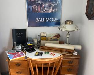 Ethan Allen Desk and Chair