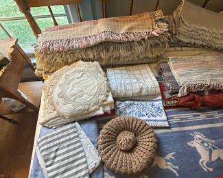 Crochet Hat, Antique Doilies 