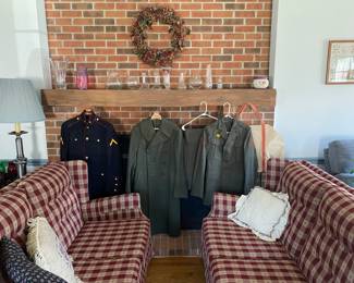 Matching Love Seats, WW1 Wool Uniforms, Vintage Marines Uniform