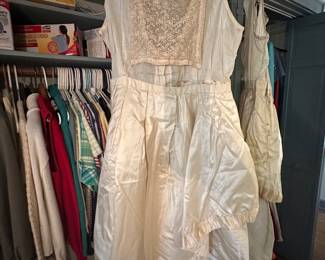 Antique Silk Wedding Dress