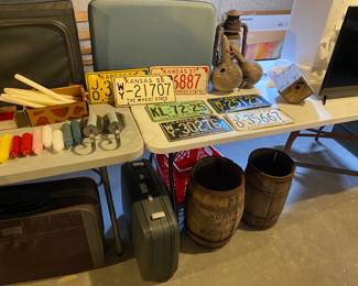 Nail Kegs, Vintage License Plates