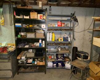 Various Vintage Small Parts, Shop Chair