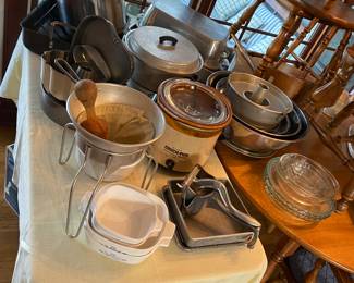 Crock Pot, Corning Ware