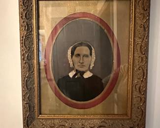 Antique Victorian Enhanced Photograph 