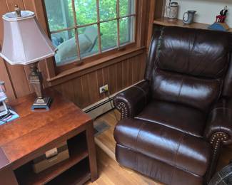 Recliner and end table
