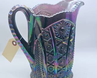 Fenton Anethyst Glass pitcher 