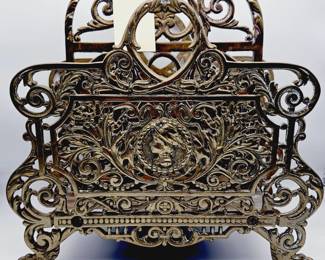 Brass magazine holder