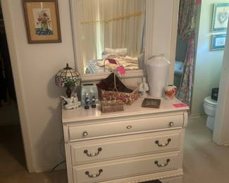 3 drawer chest and mirror