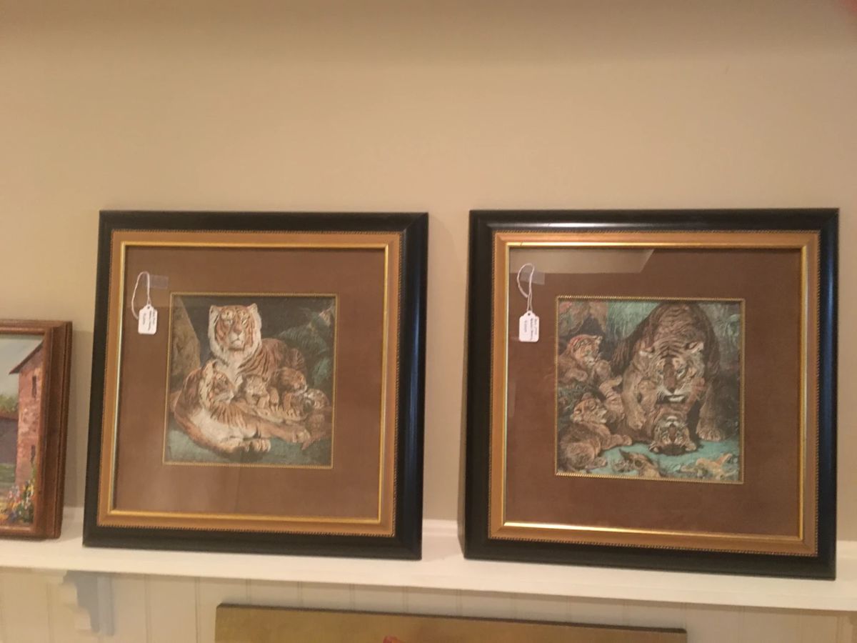 beautifully framed Block prints