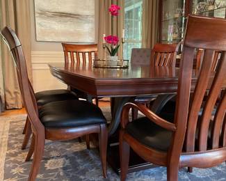 Bernhardt Paris Collection dining and china cabinet. 