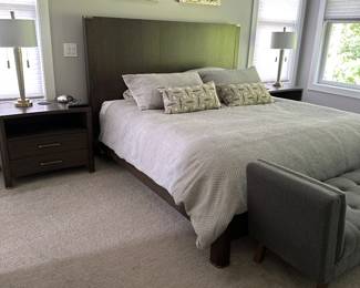 Bassett four piece bedroom set-king. 