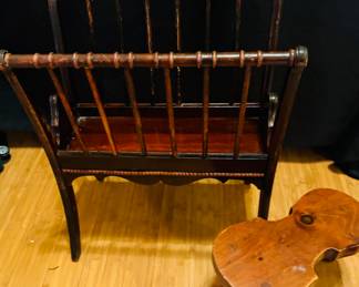 Magazine stand, stool