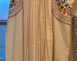 Embroidered long dress