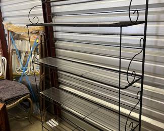 French Vintage Baker's Rack $250