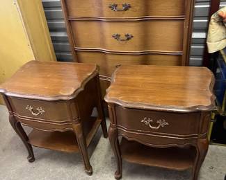 1970's French Provincial Chest of Drawers - $350 & Two Side Tables $150 Each 