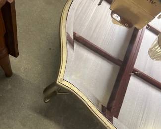 Hollywood Regency Coffee Table w/ Mercury Glass - $250