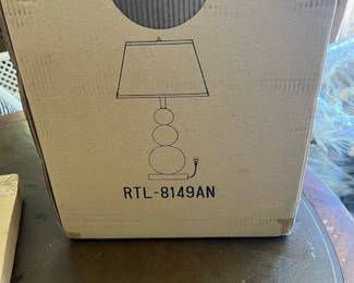 New In Packaging - Pair of Table Lamps - $150 for the pair. 
