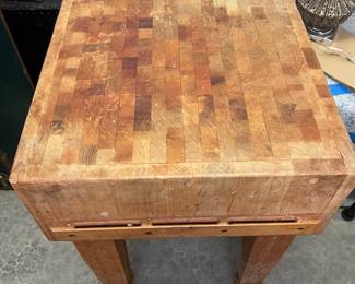 Butcher Block Table - $750