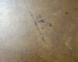 Leather Top Game Table - Pricing TBD 