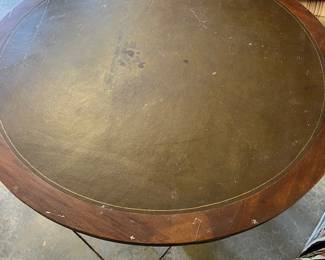 Leather Top Game Table - Pricing TBD 