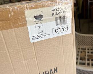 New In Packaging - Pair of Table Lamps - $150 for the pair. 