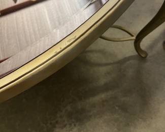 Hollywood Regency Coffee Table w/ Mercury Glass - $250