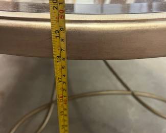 Hollywood Regency Coffee Table w/ Mercury Glass - $250