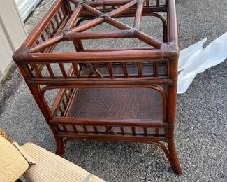 Vintage (New In Packaging) Cabana Joe - Two swivel chairs $600 Each and Two Glass Top Side Tables $500 Each 