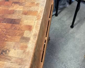 Butcher Block Table - $750