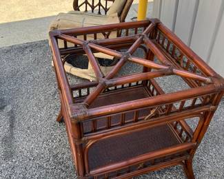 Vintage (New In Packaging) Cabana Joe - Two swivel chairs $600 Each and Two Glass Top Side Tables $500 Each 